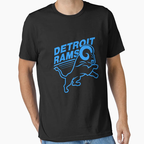 Detroit Rams T-Shirt - Custom Art Print Men Women - T-Shirt, Sweatshirt, Hoodie