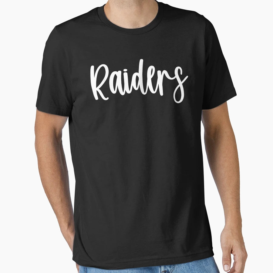 Raiders School Spirit Team Mascot T-Shirt - Minimalist Print Men Women - T-Shirt, Sweatshirt, Hoodie