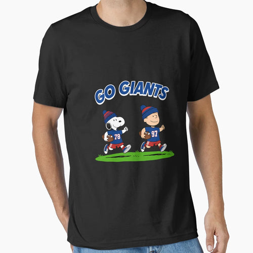 Go Giants Snoopy And Charlie Brown T-Shirt - Trendy Graphic Unisex - T-Shirt, Sweatshirt, Hoodie