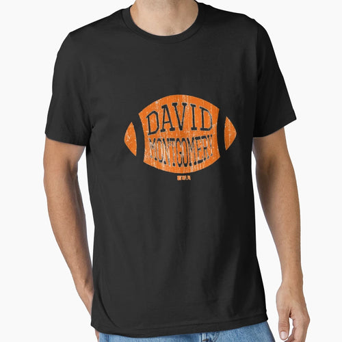 David Montgomery Chicago Football T-Shirt - Casual Everyday Wear Unisex - T-Shirt, Sweatshirt, Hoodie