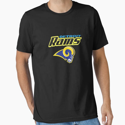 Detroit Rams T-Shirt - Trendy Graphic for Adults - T-Shirt, Sweatshirt, Hoodie