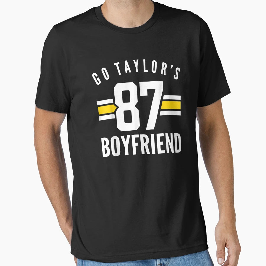 Go Taylors Boyfriend Football Funny Go T-Shirt - Novelty Apparel Unisex - T-Shirt, Sweatshirt, Hoodie