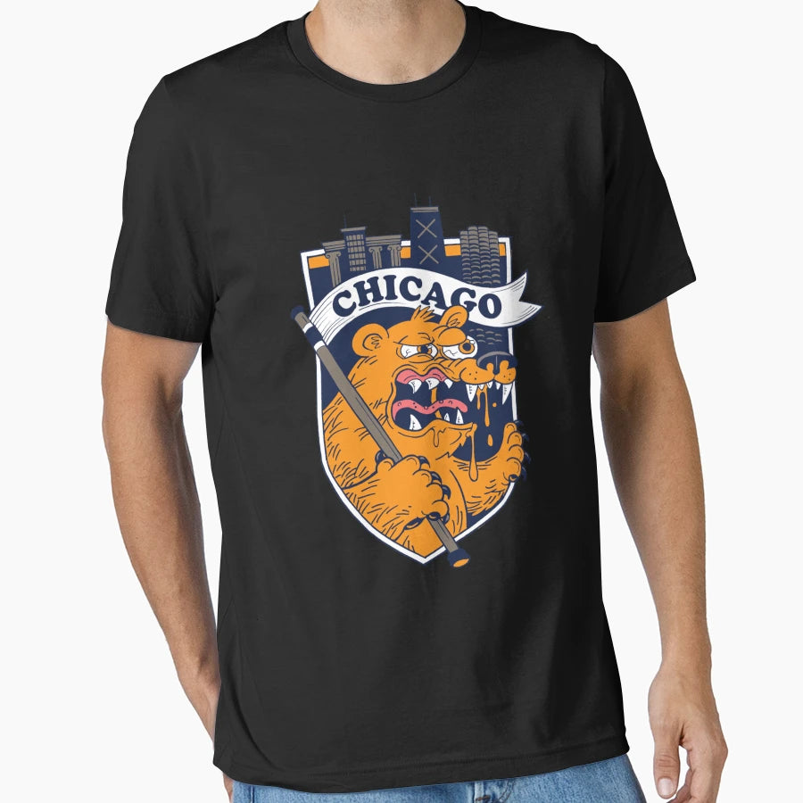 Chicago Football T-Shirt - Graphic Print Men Women - T-Shirt, Sweatshirt, Hoodie