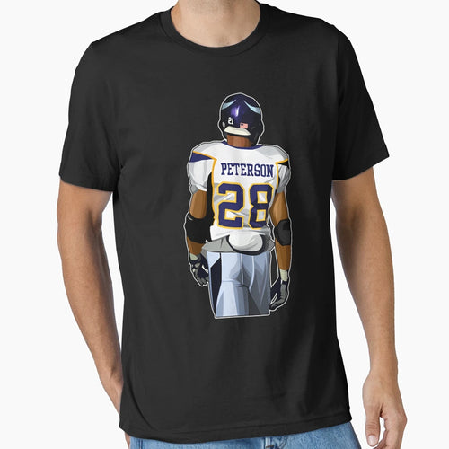 Adrian Peterson 28 T-Shirt - Minimalist Print for Adults - T-Shirt, Sweatshirt, Hoodie