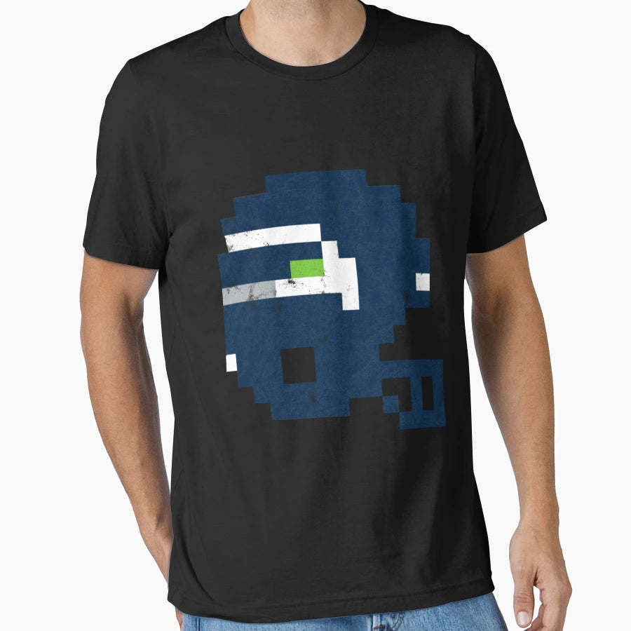 Sea Distressed Football Helmet T-Shirt - Aesthetic Graphic Unisex - T-Shirt, Sweatshirt, Hoodie