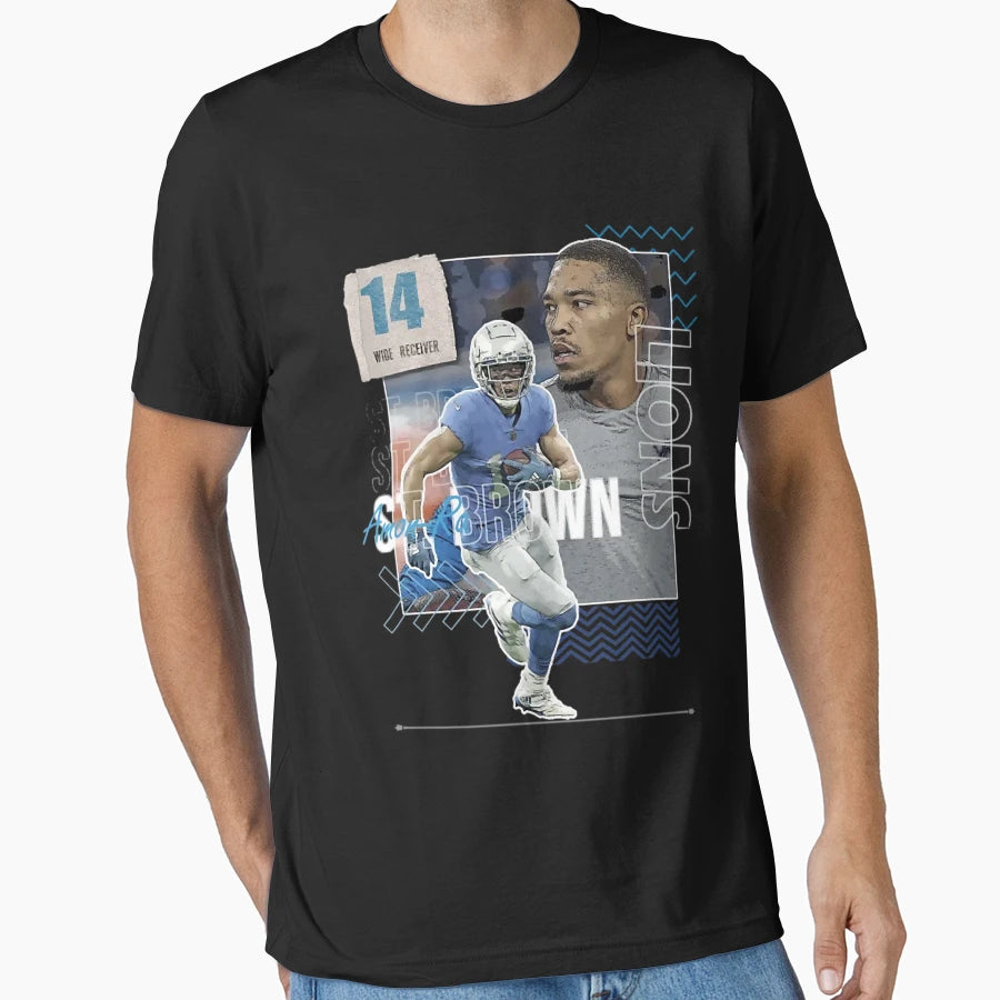 Amon Sport Ra Sport St Brown T-Shirt - Minimalist Print for Adults - T-Shirt, Sweatshirt, Hoodie