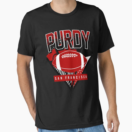 Purdy San Francisco Football T-Shirt - Aesthetic Graphic Men Women - T-Shirt, Sweatshirt, Hoodie