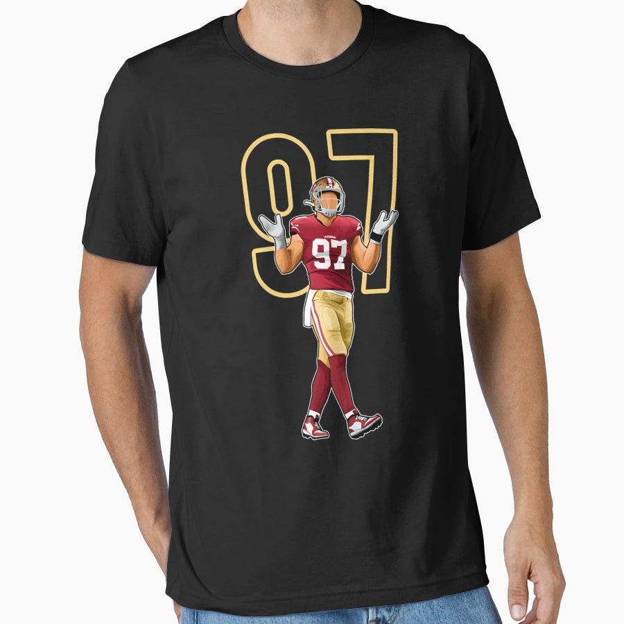 NB San Francisco 97 Number T-Shirt - Custom Art Print Men Women - T-Shirt, Sweatshirt, Hoodie