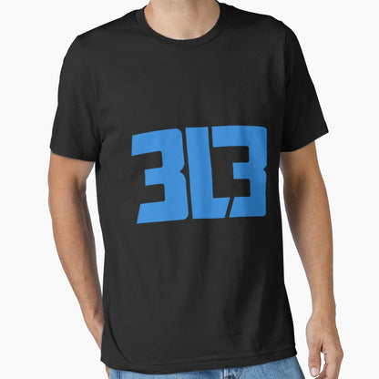 Detroit 313 3L3 Bold City Pride T-Shirt - Graphic Print Unisex - T-Shirt, Sweatshirt, Hoodie