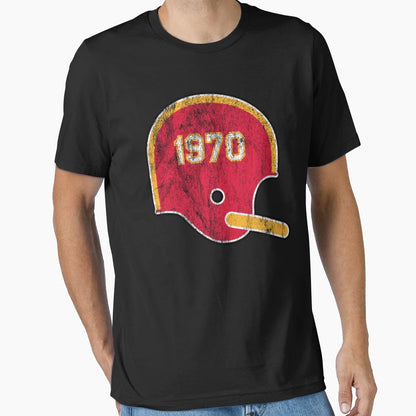 Kansas City Chiefs Year Founded Helmet T-Shirt - Graphic Print Unisex - T-Shirt, Sweatshirt, Hoodie