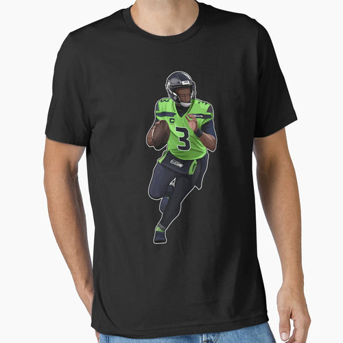 Russell Wilson Run To Pass T-Shirt - Aesthetic Graphic Men Women - T-Shirt, Sweatshirt, Hoodie