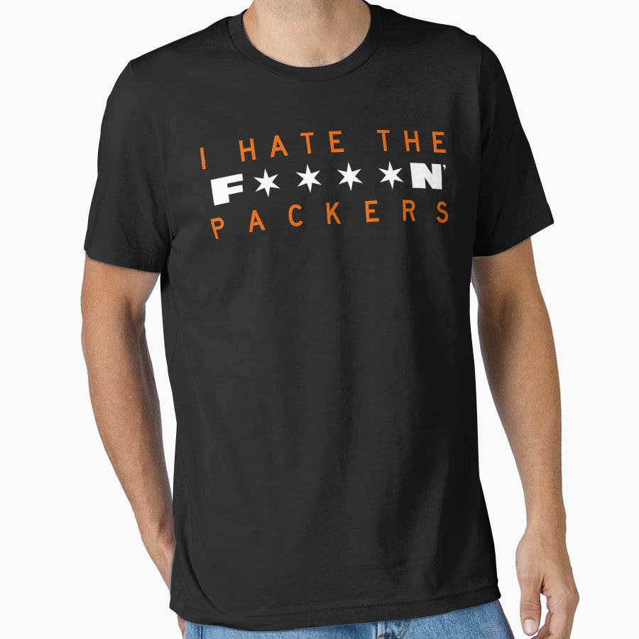 I Hate Packers Chicago Bears T-Shirt - Trendy Graphic Unisex - T-Shirt, Sweatshirt, Hoodie