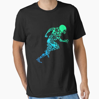Football Game Day American Football T-Shirt - Graphic Print Unisex - T-Shirt, Sweatshirt, Hoodie