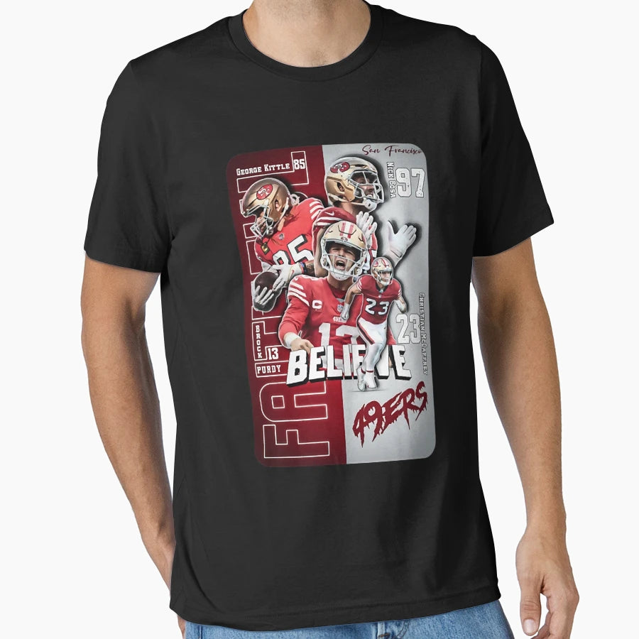 49Ers Football T-Shirt - Minimalist Print Unisex - T-Shirt, Sweatshirt, Hoodie