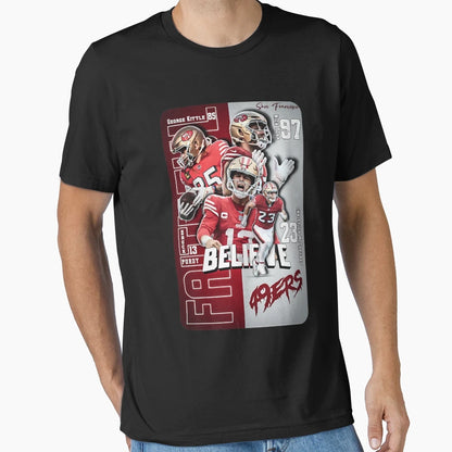 49Ers Football T-Shirt - Minimalist Print Unisex - T-Shirt, Sweatshirt, Hoodie