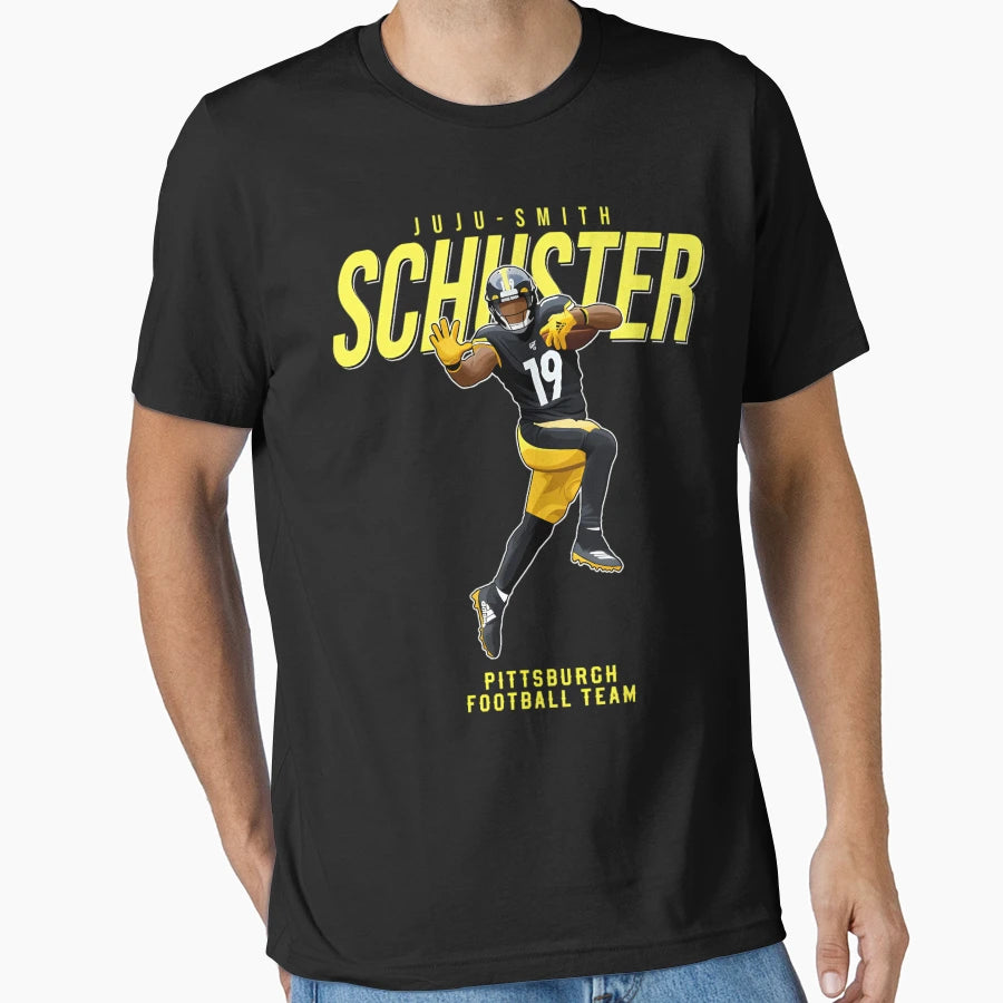 Juju Smith Schuster 19 Pittsburgh T-Shirt - Aesthetic Graphic Unisex - T-Shirt, Sweatshirt, Hoodie