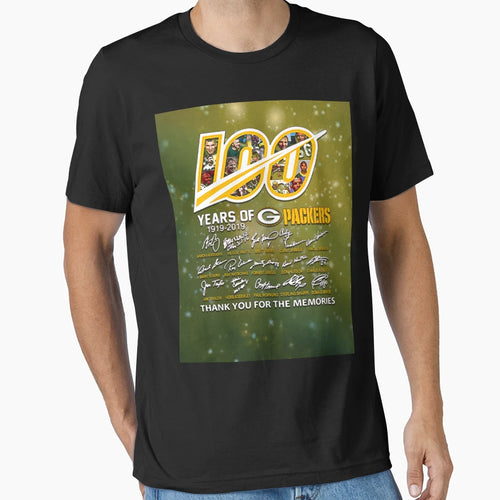 100 Years Packer Thank You Memories T-Shirt - Unique Graphic Unisex - T-Shirt, Sweatshirt, Hoodie