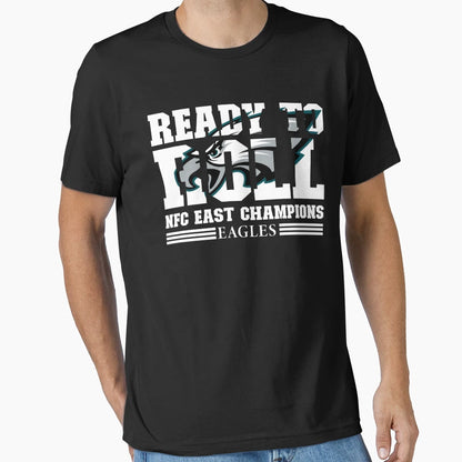 Philadelphia Ready To Roll Nfc East T-Shirt - Casual Everyday Wear Unisex - T-Shirt, Sweatshirt, Hoodie