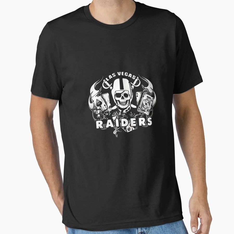 Skull Las Vegas Raiders Stilldark 135 T-Shirt - Trendy Graphic for Adults - T-Shirt, Sweatshirt, Hoodie