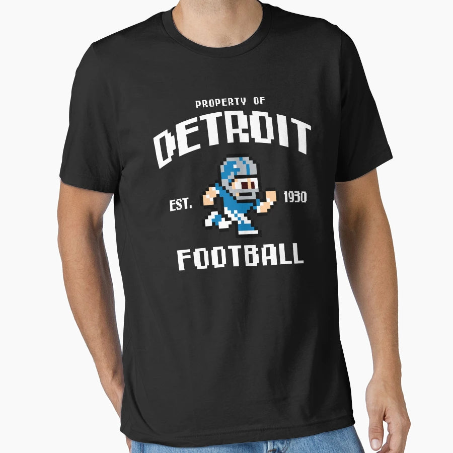 Property Detroit Lions Football T-Shirt - Custom Art Print Unisex - T-Shirt, Sweatshirt, Hoodie