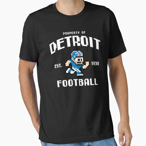 Property Detroit Lions Football T-Shirt - Custom Art Print Unisex - T-Shirt, Sweatshirt, Hoodie