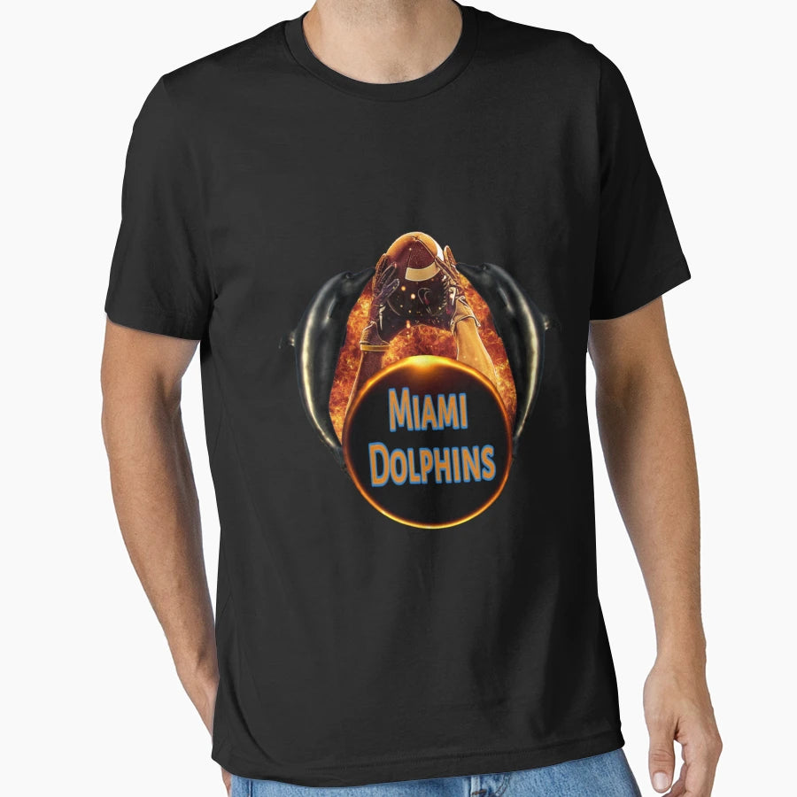 Football Team Dolphins T-Shirt - Fun Novelty Design Men Women - T-Shirt, Sweatshirt, Hoodie