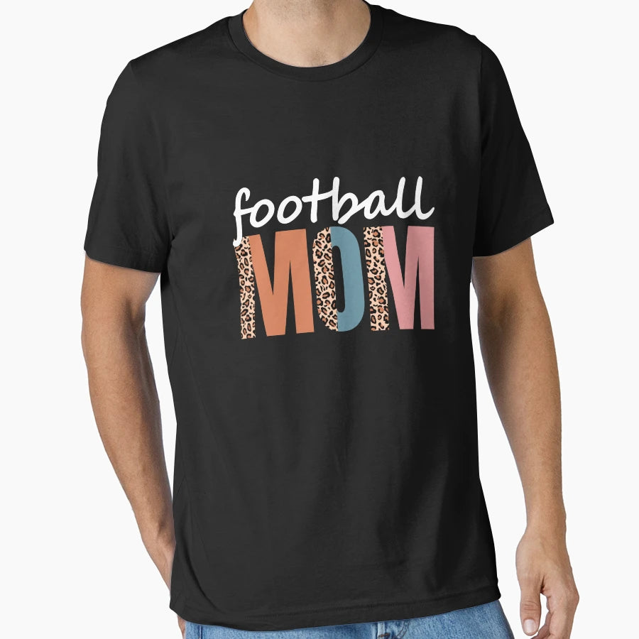 Football Mom Raising Ballers Sports T-Shirt - Minimalist Print for Adults - T-Shirt, Sweatshirt, Hoodie