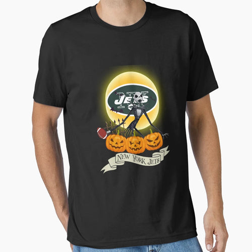 Halloween Jets Jack Skellington T-Shirt - Fun Novelty Design Men Women - T-Shirt, Sweatshirt, Hoodie