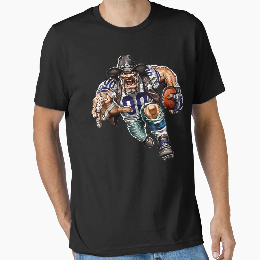 Mascot American Football T-Shirt - Unique Graphic for Adults - T-Shirt, Sweatshirt, Hoodie