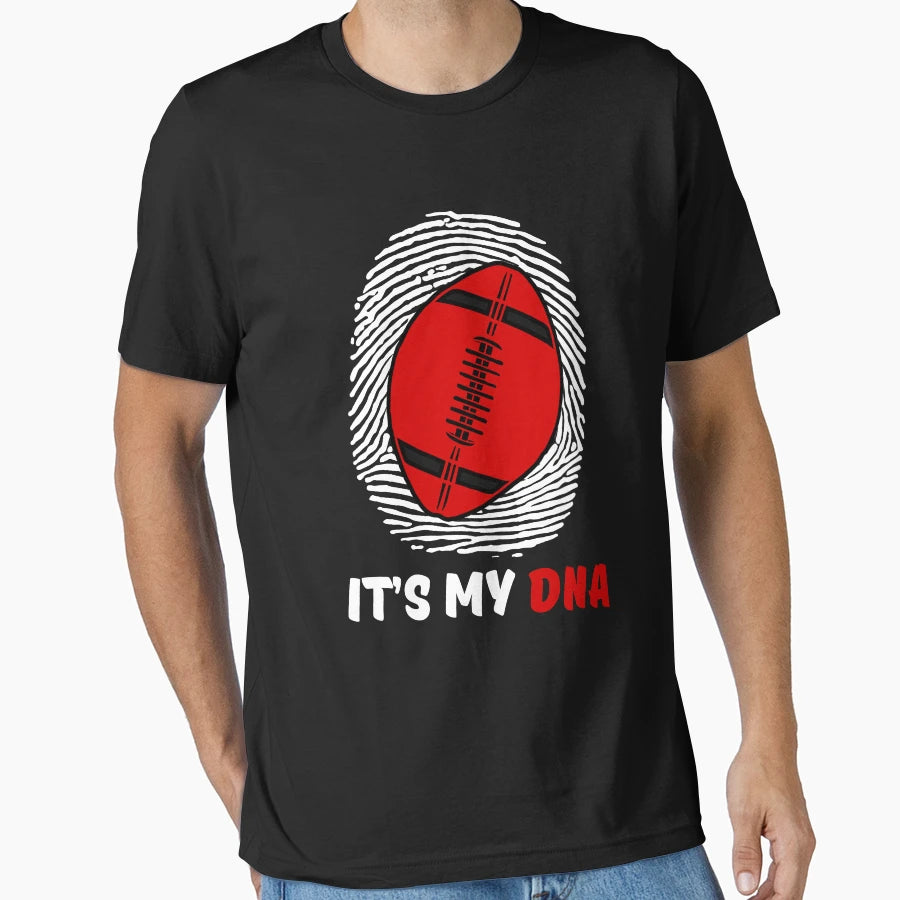 Football Dna T-Shirt - Trendy Graphic for Adults - T-Shirt, Sweatshirt, Hoodie