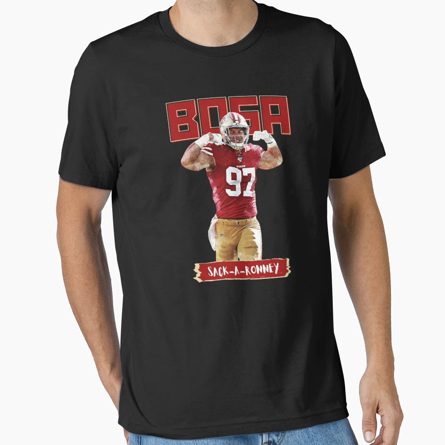 Defensive End Football Player 97 T-Shirt - Novelty Apparel for Adults - T-Shirt, Sweatshirt, Hoodie
