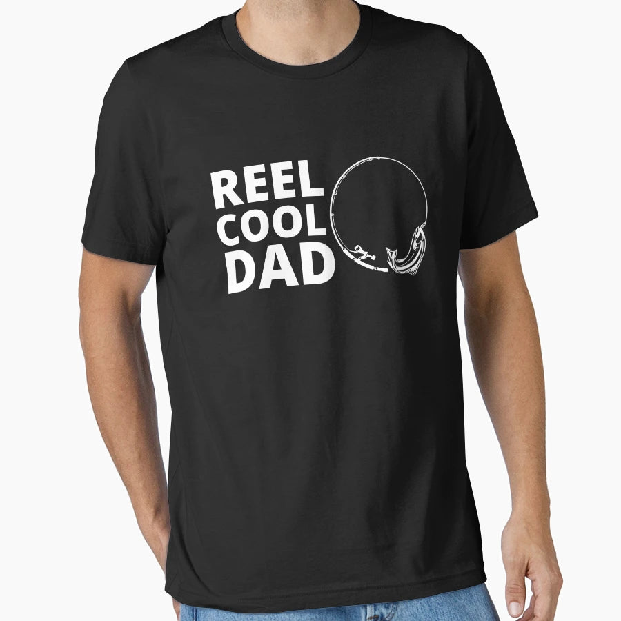 Reel Dad Fishing Gift Dad T-Shirt - Fun Novelty Design for Adults - T-Shirt, Sweatshirt, Hoodie