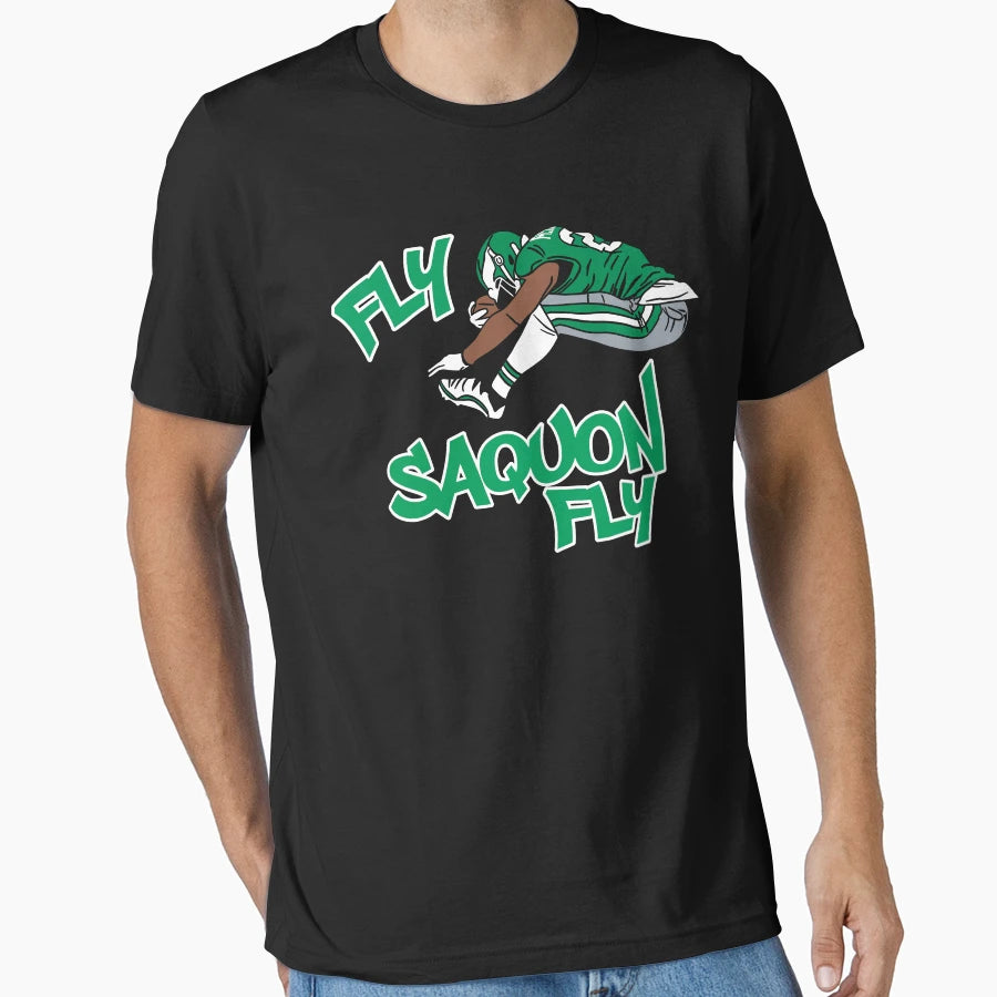 Fly Saquon Fly Philadelphia Football T-Shirt - Novelty Apparel Men Women - T-Shirt, Sweatshirt, Hoodie