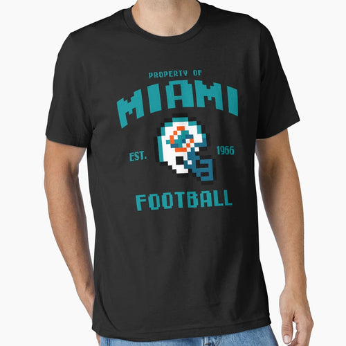 Property Miami Dolphins Football T-Shirt - Graphic Print for Adults - T-Shirt, Sweatshirt, Hoodie