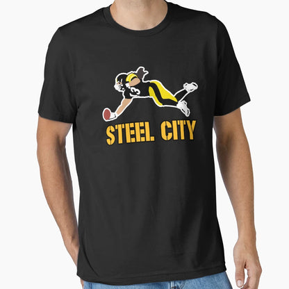 Steel City Pittsburgh T-Shirt - Custom Art Print for Adults - T-Shirt, Sweatshirt, Hoodie