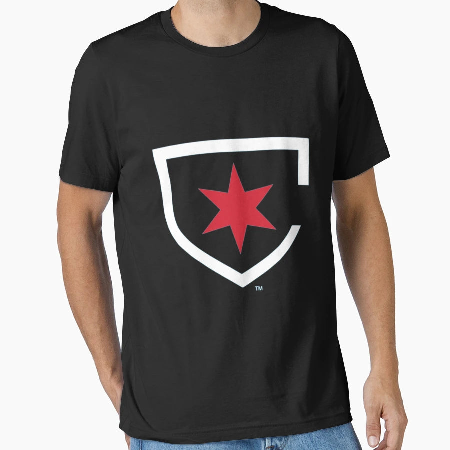 Chicago Red Stars T-Shirt - Novelty Apparel for Adults - T-Shirt, Sweatshirt, Hoodie