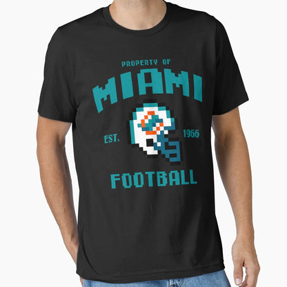 Property Miami Dolphins Football T-Shirt - Novelty Apparel Unisex - T-Shirt, Sweatshirt, Hoodie