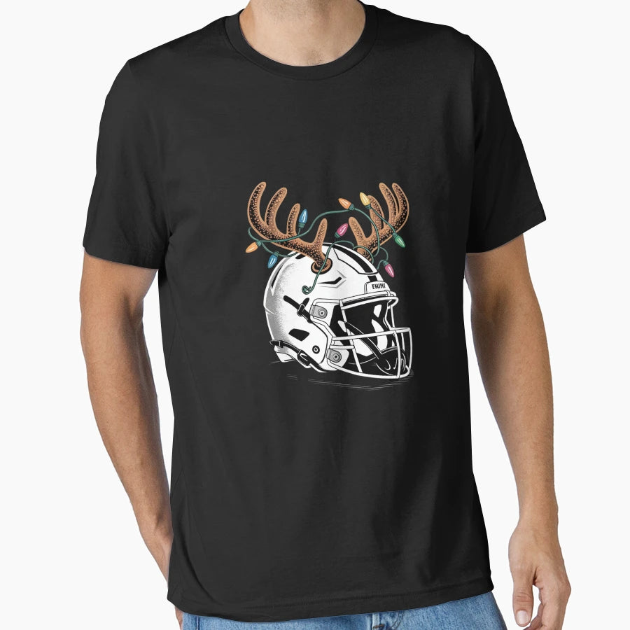 Lights Football Helmet T-Shirt - Aesthetic Graphic for Adults - T-Shirt, Sweatshirt, Hoodie