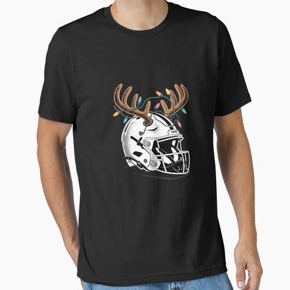 Lights Football Helmet T-Shirt - Aesthetic Graphic for Adults - T-Shirt, Sweatshirt, Hoodie