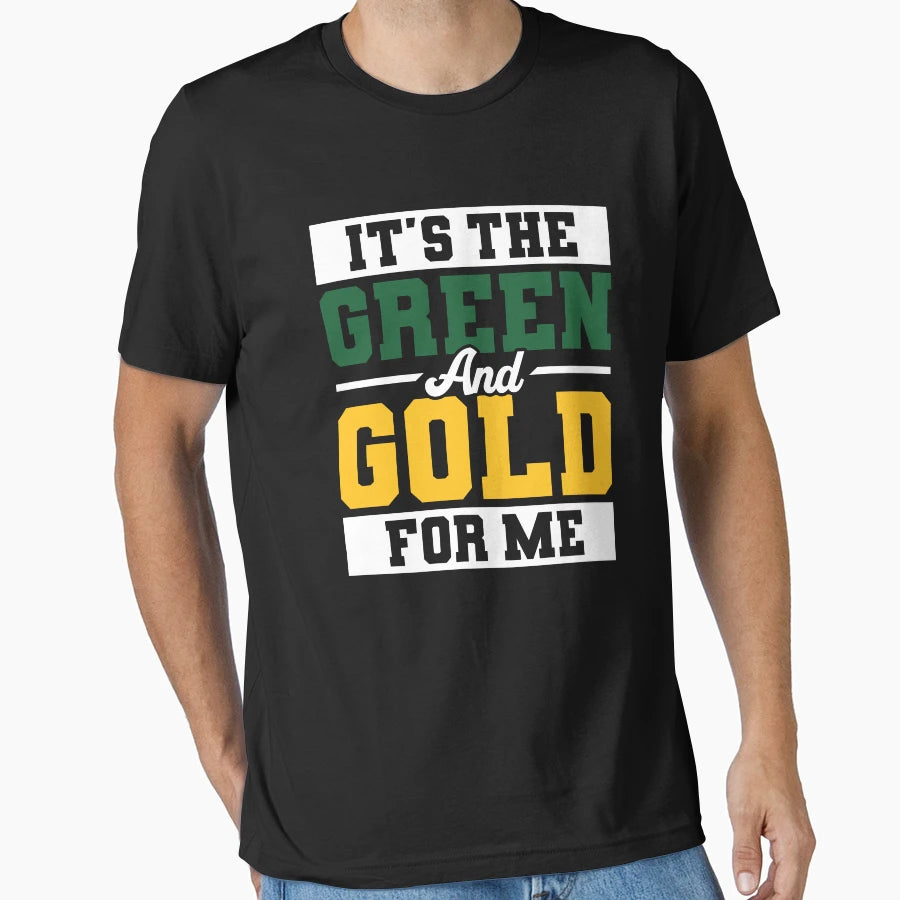 Its Green And Gold Me Humorous Hbcu T-Shirt - Minimalist Print Men Women - T-Shirt, Sweatshirt, Hoodie