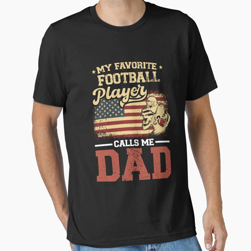 My Favorite Football Player Calls Me T-Shirt - Custom Art Print Men Women - T-Shirt, Sweatshirt, Hoodie