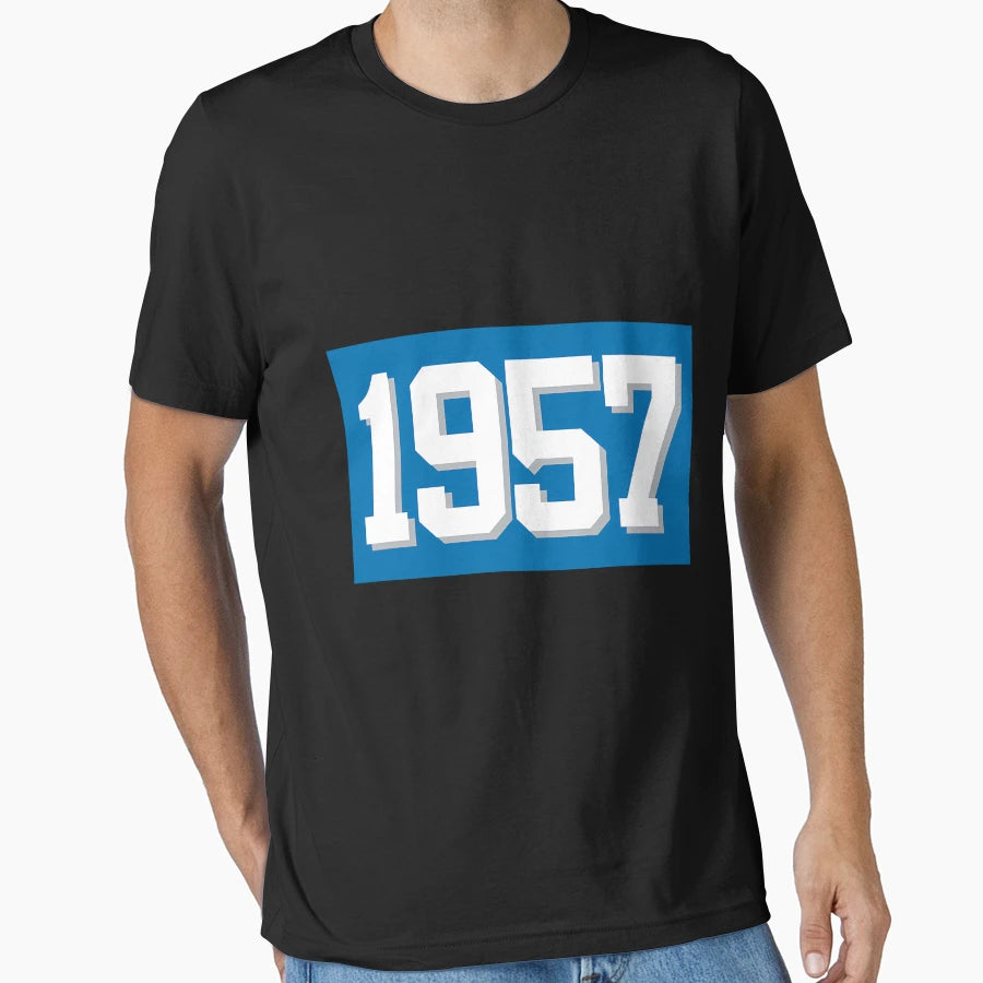 Detroit Football 1957 Championship T-Shirt - Custom Art Print Unisex - T-Shirt, Sweatshirt, Hoodie