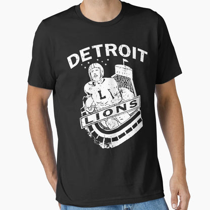 Detroit Lions Football Heritage T-Shirt - Fun Novelty Design Unisex - T-Shirt, Sweatshirt, Hoodie