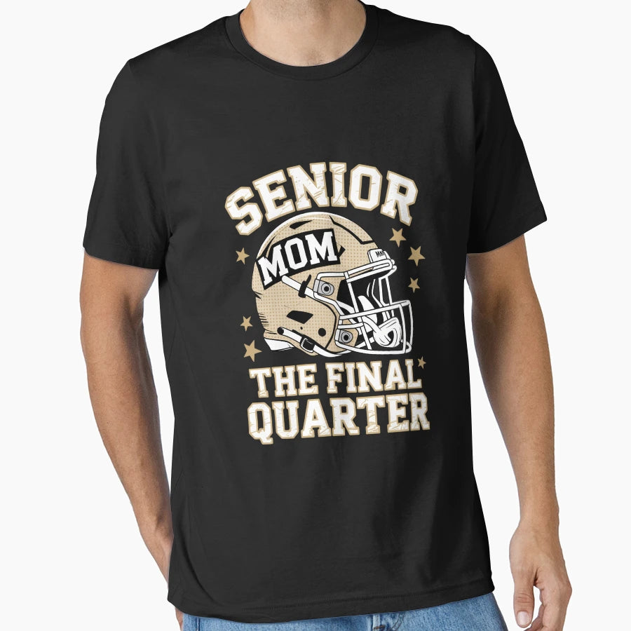 Senior Football Mom 2026 Final T-Shirt - Casual Everyday Wear for Adults - T-Shirt, Sweatshirt, Hoodie