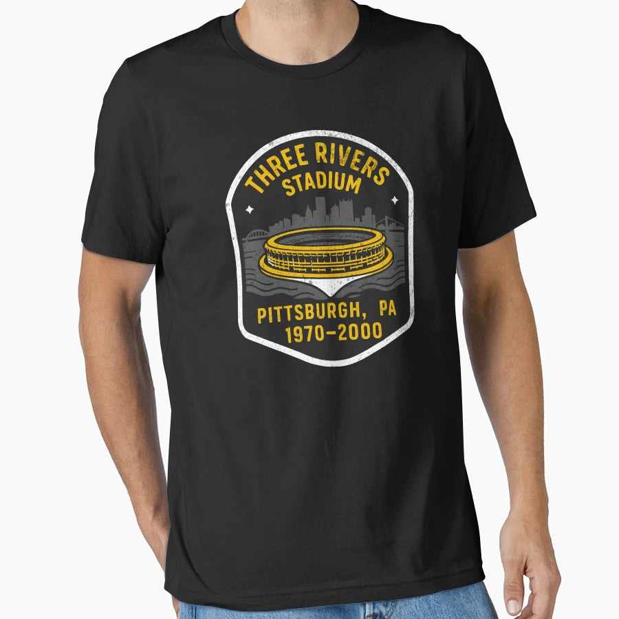 Three Rivers Stadium Pittsburgh T-Shirt - Trendy Graphic for Adults - T-Shirt, Sweatshirt, Hoodie