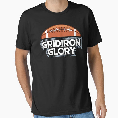 Gridiron Glory T-Shirt - Fun Novelty Design for Adults - T-Shirt, Sweatshirt, Hoodie