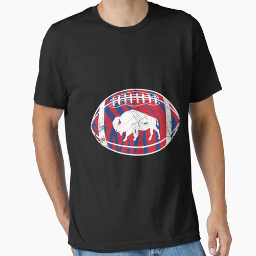 Mafia Bison Football Blue T-Shirt - Streetwear Style Men Women - T-Shirt, Sweatshirt, Hoodie