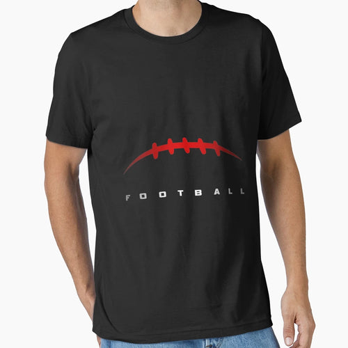 Football Football T-Shirt - Minimalist Print for Adults - T-Shirt, Sweatshirt, Hoodie