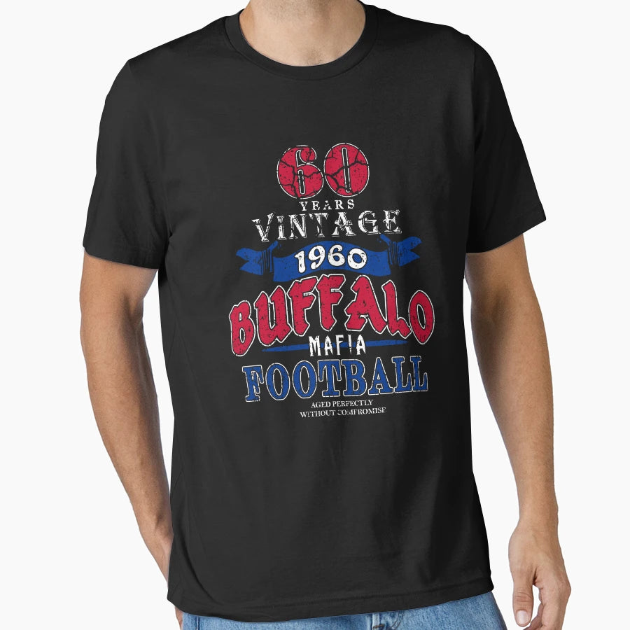 Buffalo Football Fan Savage Since T-Shirt - Aesthetic Graphic for Adults - T-Shirt, Sweatshirt, Hoodie