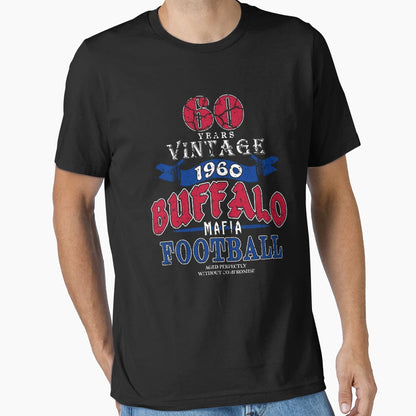 Buffalo Football Fan Savage Since T-Shirt - Aesthetic Graphic for Adults - T-Shirt, Sweatshirt, Hoodie